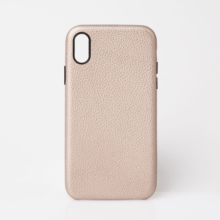 pebble leather mobile phone case with leather cover