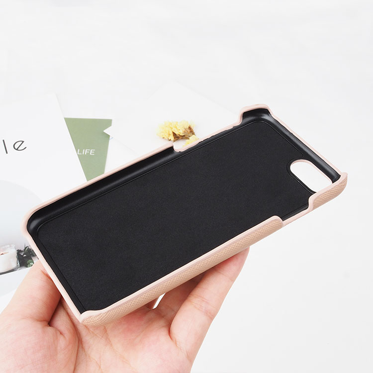 Hot selling saffiano leather phone case with card slot for iphone 7 8 plus/x/xr/xs max