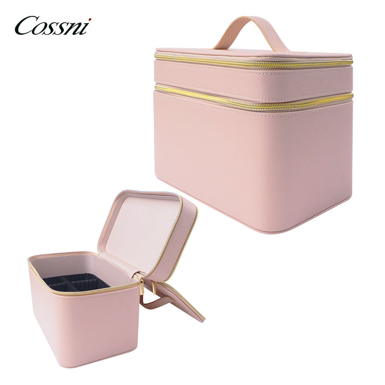 Fashion Gossni Lady Design Patent Leather Functional Cosmetic Bag