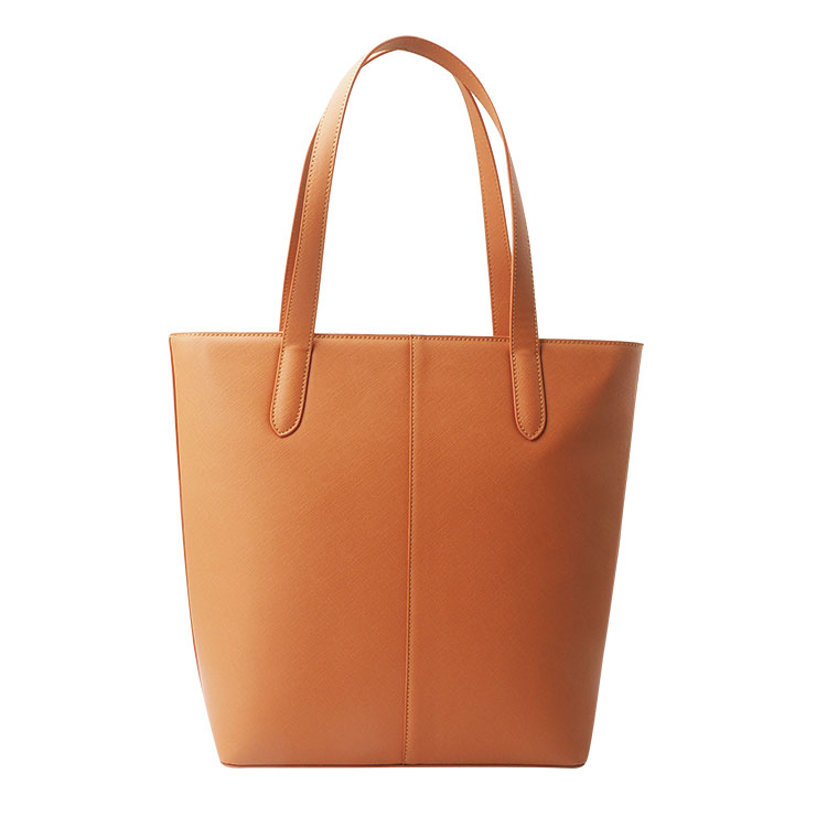 Wholesale factory Custom Designer Genuine Leather Tote Bag luxury genuine leather zipper tote bag