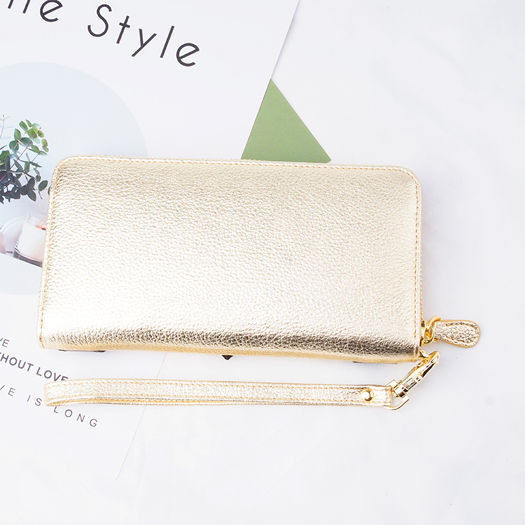 2020 Fashion rfid blocking purse premium good purse cowhide genuine leather wallet for women