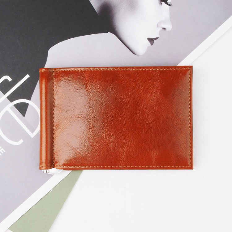 luxury custom printed leather mens slim wallet  Leather Men RFID Wallets
