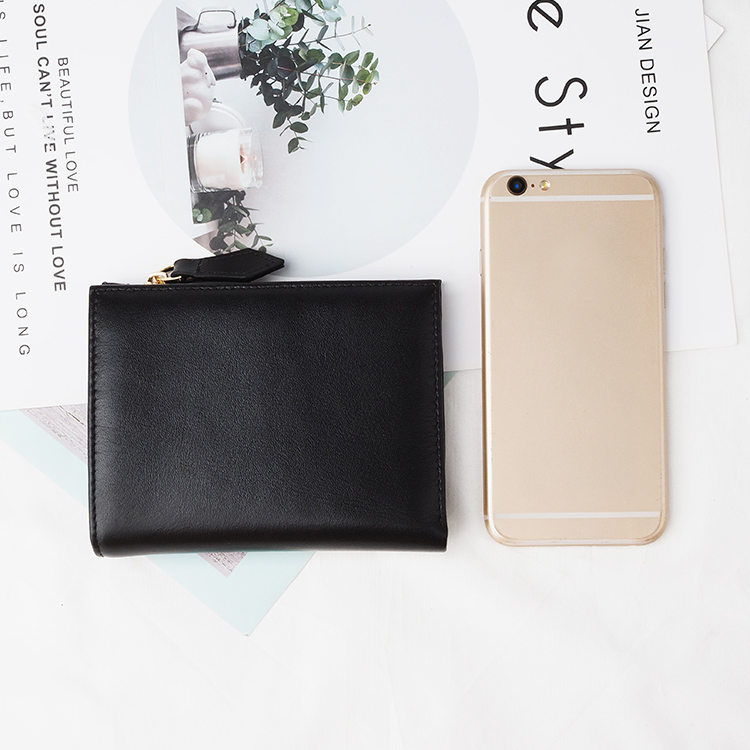 custom print i clip slim credit card rfid wallet  Leather