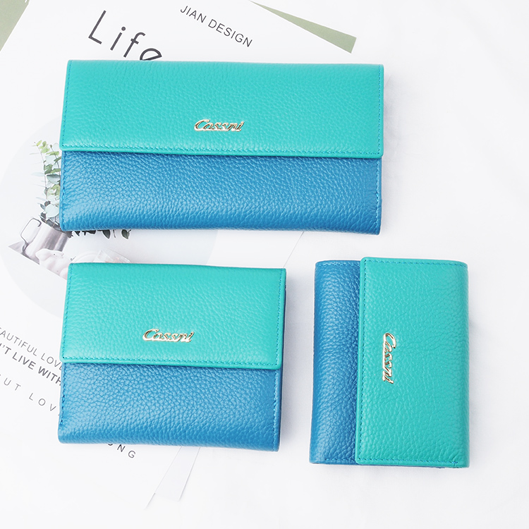 2020 new luxury woman purse genuine leather long wallets