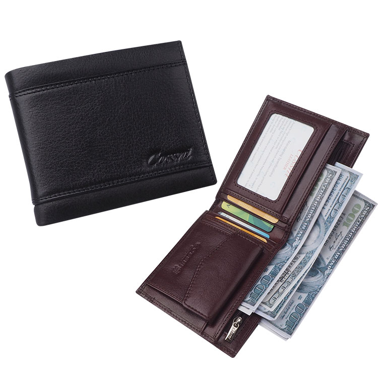 Brand COSSNI Leather Mens Sale Wallet Minimal Kit