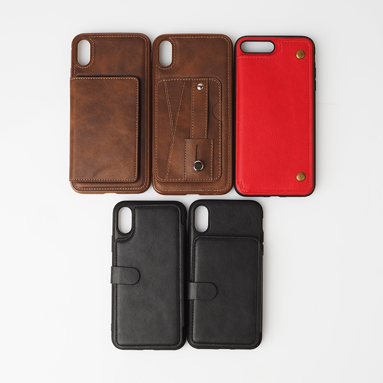New Design OEM Leather Wallet Leather Case For Iphone