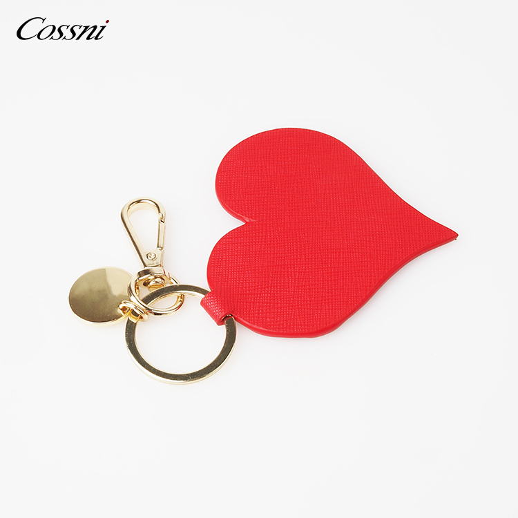 Personalized Genuine Leather Keychain Rings Leather Key Fob