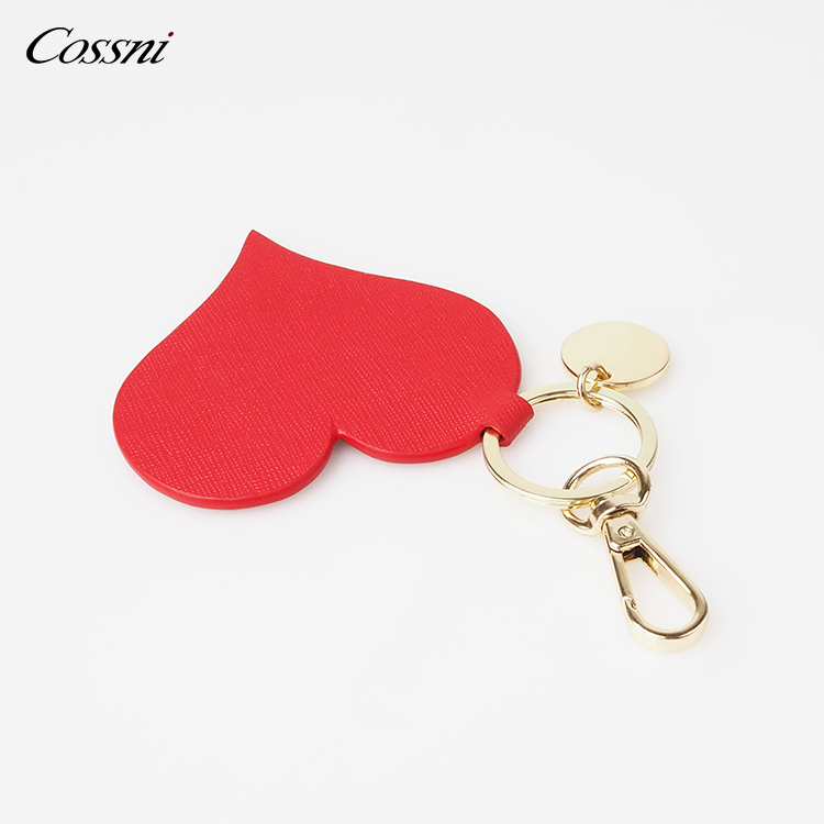 Personalized Genuine Leather Keychain Rings Leather Key Fob