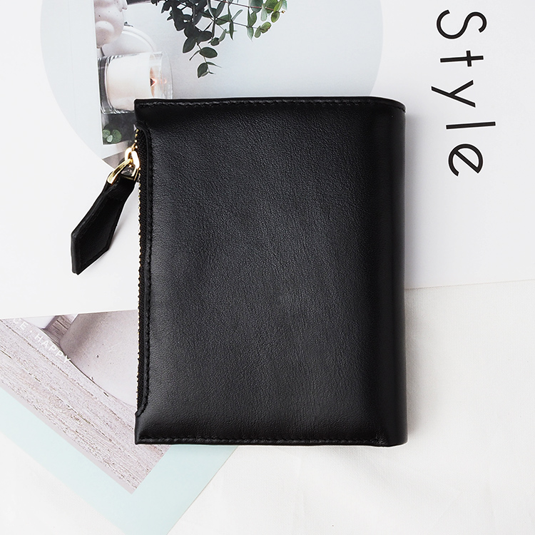Small Thin Smart Genuine Leather Wallet RFID Card Holder Wallet