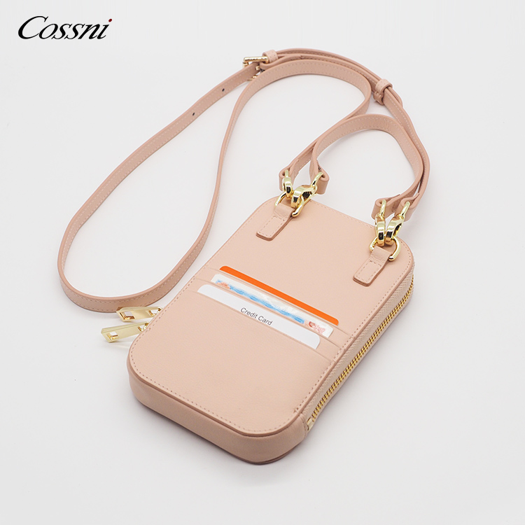 2020 custom color Genuine Leather Small bag Crossbody Mobile Phone Bag For Women