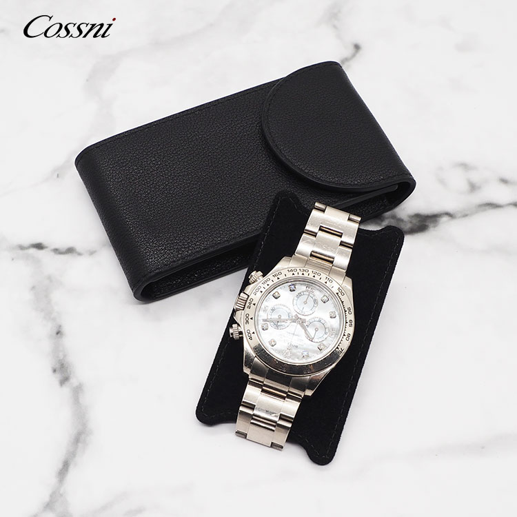 2020 Custom luxury  leather travel watch pouch watch bag