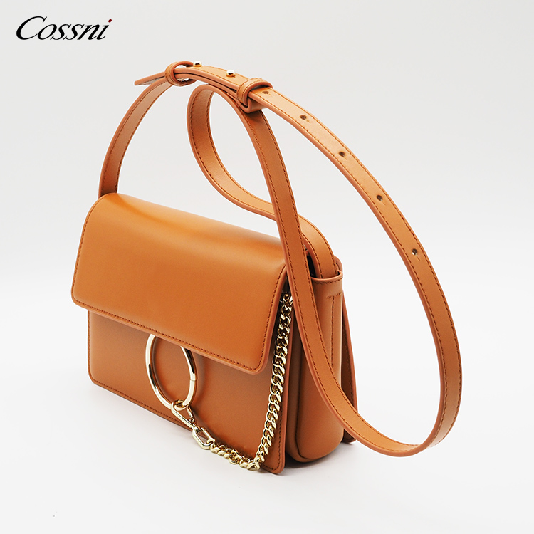 wholesale Holiday Colorful Fashion Genuine Leather Ladies Chain Handbag Shoulder Bags