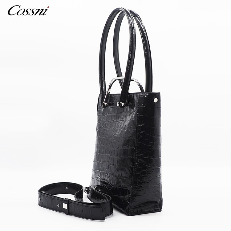 2021 Wholesale custom fashion handbags Factory Crocodile Leather Shoulder Bags leather bags