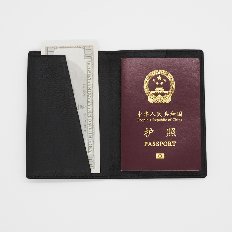 luxury rfid blocking travel wallet custom family personalized genuine leather passport holder