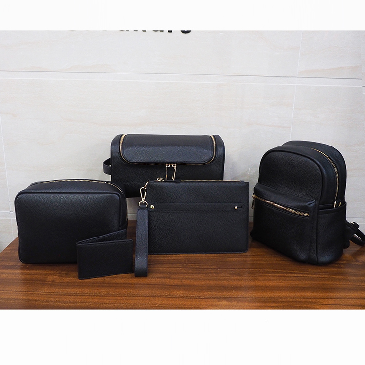 2021 Luxury Genuine Leather Travel Cosmetic Bag Toiletry Bag