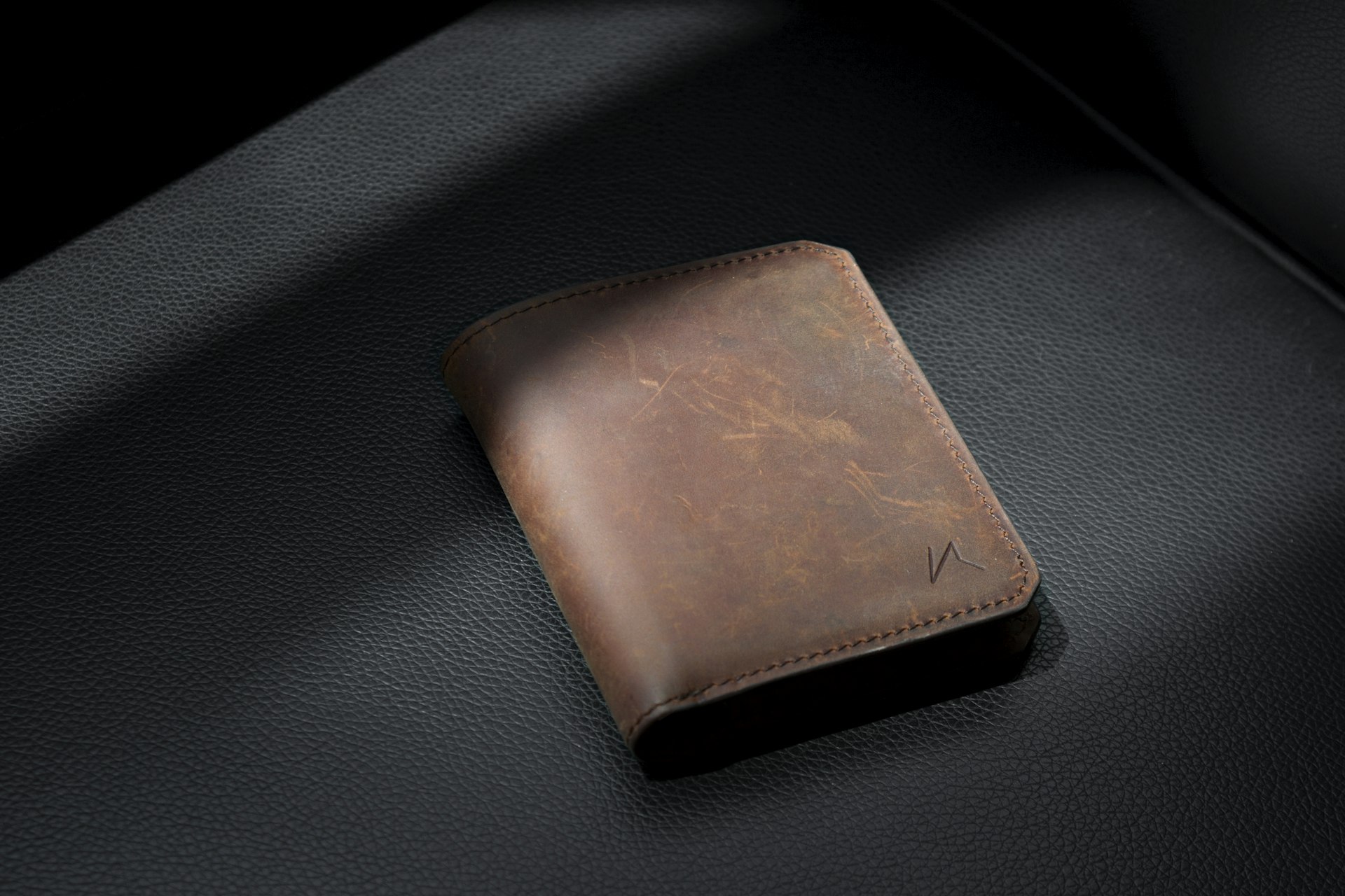 Group scene showcasing small leather accessories